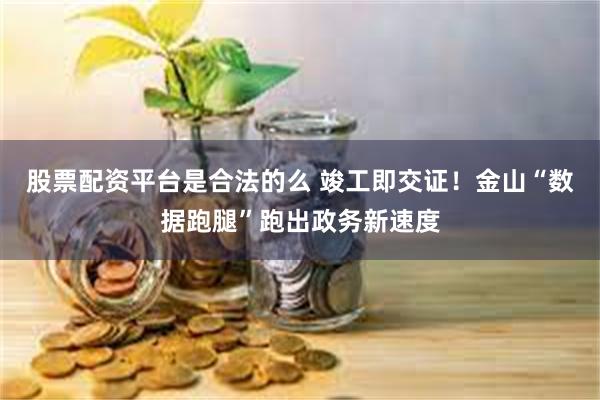 股票配资平台是合法的么 竣工即交证!金山“数据跑腿”跑出政务新速度