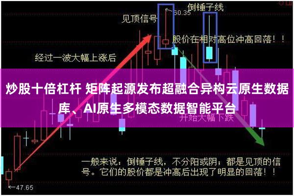炒股十倍杠杆 矩阵起源发布超融合异构云原生数据库、AI原生多模态数据智能平台