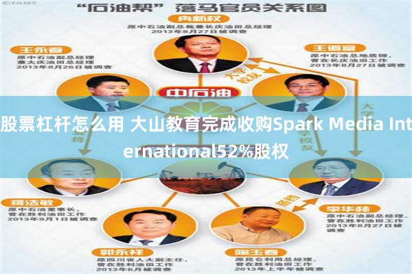 股票杠杆怎么用 大山教育完成收购Spark Media International52%股权